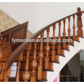 Pasamanos de roble rojo de alta calidad barandillas para escaleras interiores Madera Linyi Baiyi